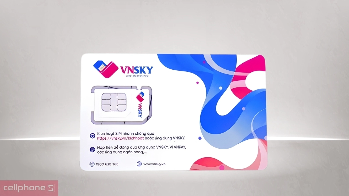 Cước phí Sim 5G VNSKY 5G79 3GB/ngày Free 1 tháng