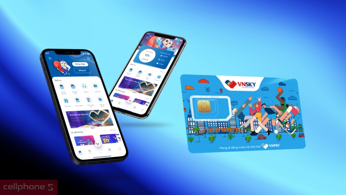 Duy trì kết nối 5G SIM 5G VNSKY 6T5G99C 4GB/ngày Free 6 tháng