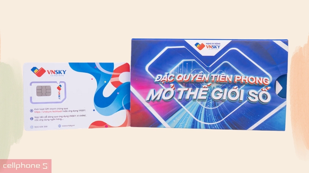 Tốc độ truy cập, dung lượng data của sim 5G VNSKY 5G89 5G/ngày Free 12 tháng