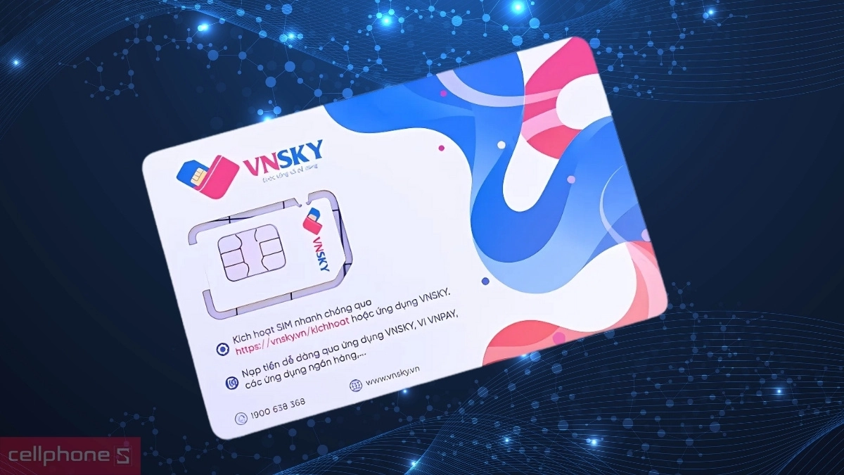 Thời gian miễn phí sử dụng của sim 5G VNSKY 5G89 5G/ngày Free 12 tháng