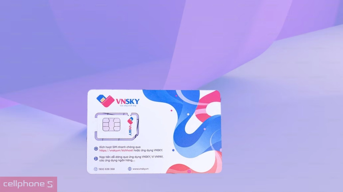 Dung lượng data truy cập của Sim 5G VNSKY 5G89 5GB/ngày free 6 tháng