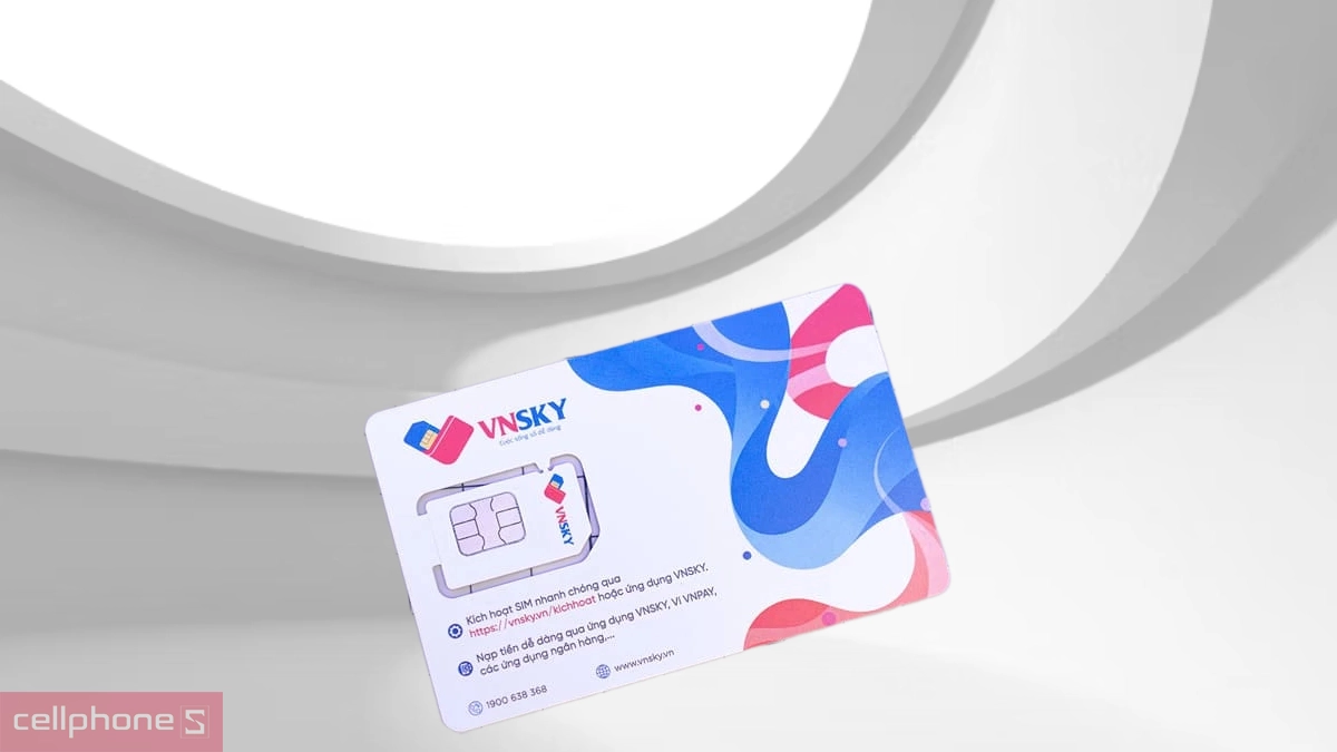 Khả năng hỗ trợ eSim của Sim 5G VNSKY 5G89 5GB/ngày free 6 tháng
