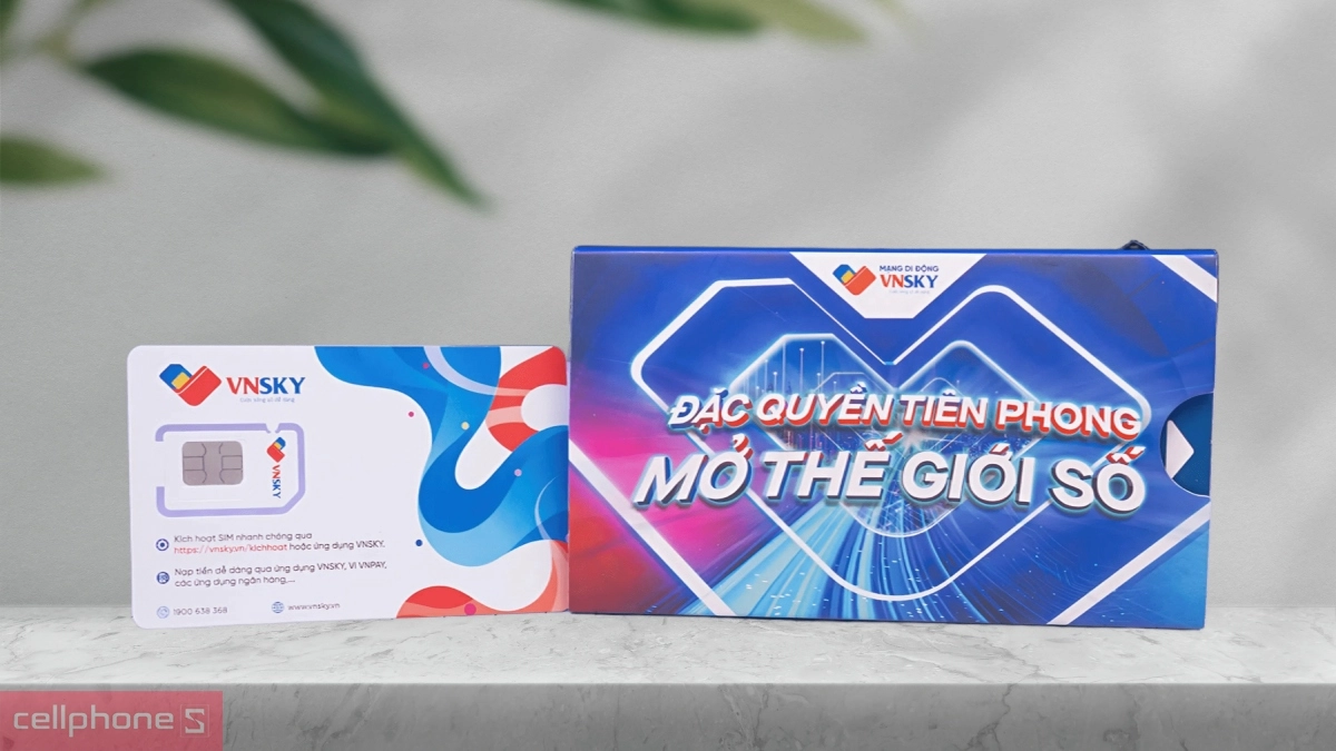Thời gian miễn phí sử dụng của Sim 5G VNSKY 5G99 6GB/Ngày Free 6 tháng