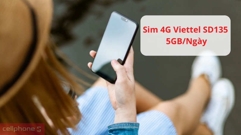 Sim 4G Viettel SD135 5GB/Ngày - free 12 tháng