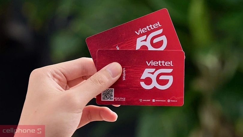 Sim 5G Viettel 3T5G150N 8GB/ngày - Gói cước “3 trong 1” tốc độ cao