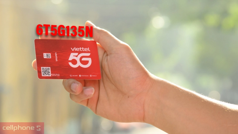 Thời gian sim 5G Viettel 6T5G135N 6GB/Ngày