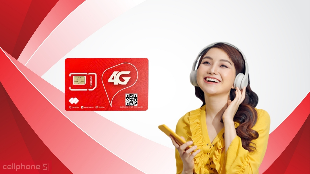 Dung lượng data lớn của SIM Viettel 4G V120K