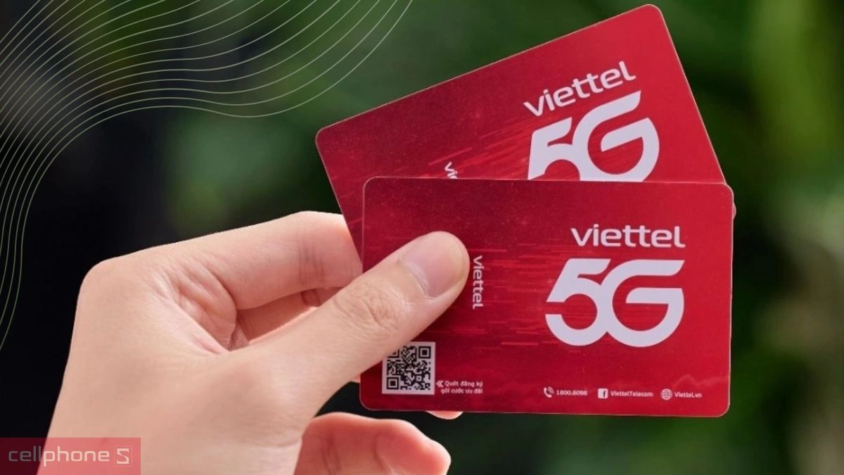 Dung lượng data lớn trên Sim Viettel 5G V180S
