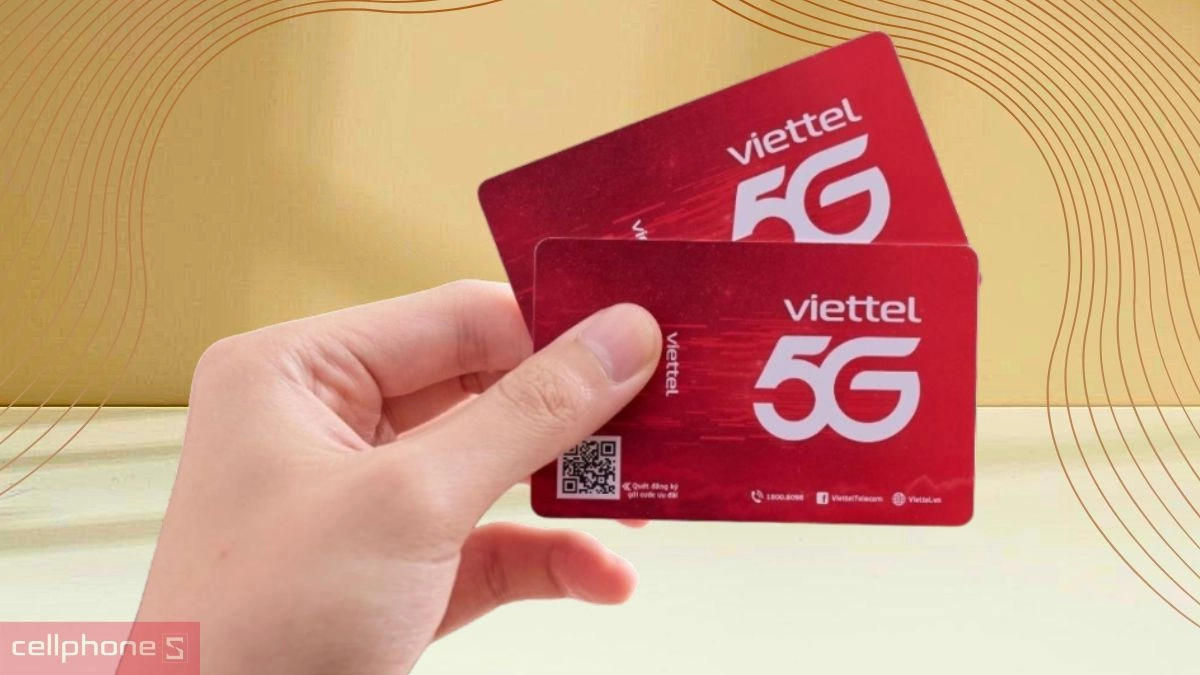 Công nghệ eSIM tương thích trên Sim Viettel 5G V180S