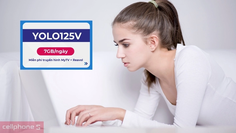 SIM 4G Vinaphone YOLO125V 7GB/ngày Free 12 tháng - Dung lượng khủng mỗi ngày, ưu đãi hấp dẫn