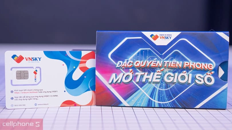 Sim VNSKY được tích hợp công nghệ hiện đại