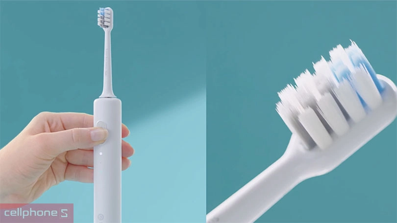 Bàn chải điện DR.BEI Sonic BET-C01 - Hỗ trợ làm sạch sâu mọi mảng bám