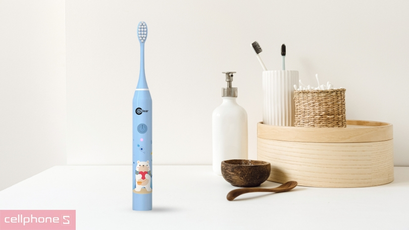 Thiết kế bàn chải đánh răng điện trẻ em Coclear CT6602
