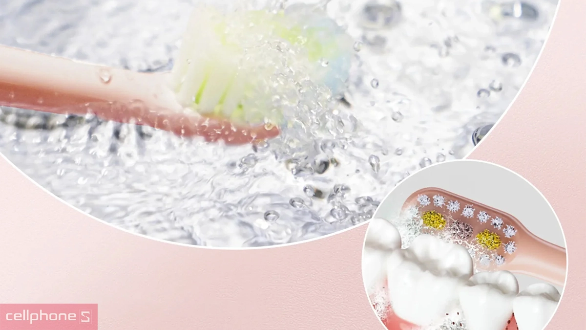 Bàn chải điện Halio dành cho răng nhạy cảm