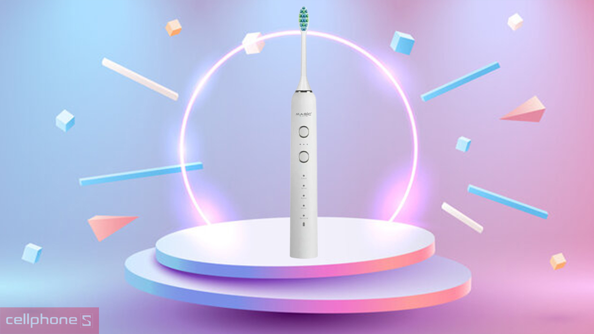 Bàn chải điện Magic B-22 sở hữu thiết kế trẻ trung