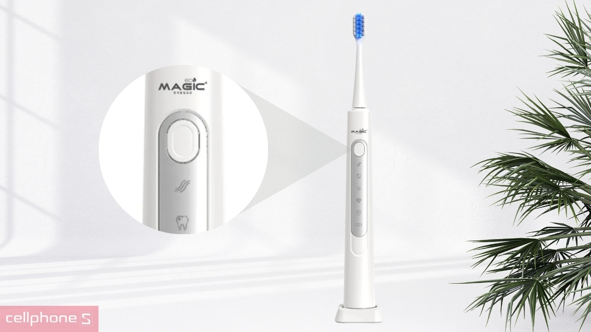 Bàn chải điện Magic Pro-51 được trang bị pin dung lượng 1500mAh