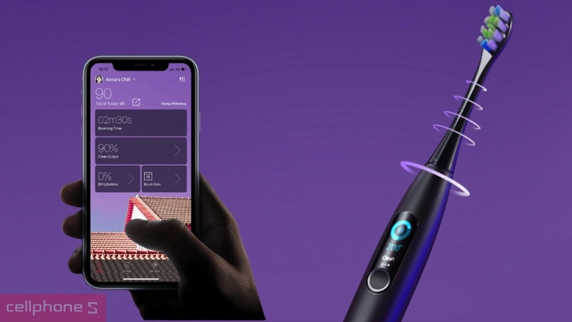 Cách kết nối bàn chải điện thông minh Oclean X Pro với ứng dụng Oclean Care+