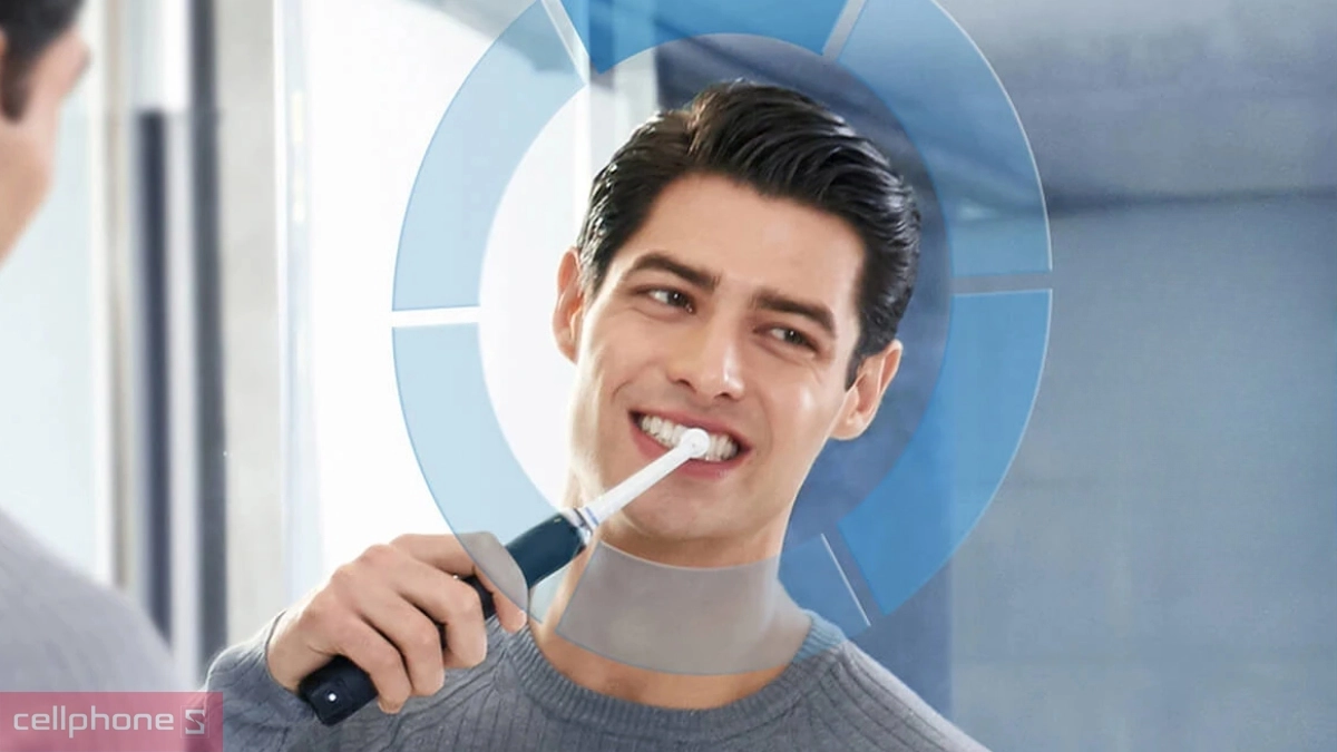 bàn chải điện Oral B hỗ trợ làm sạch sâu