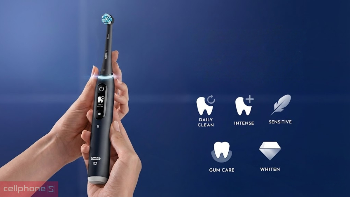 bàn chải điện Oral B có chế độ chải đa dạng