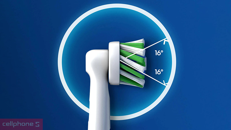 Thiết kế bàn chải điện ORAL-B PRO 500 D16.513