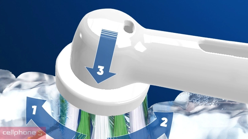 Bàn chải điện Oral-B Pro 500 Deep Clean D16.513 – Vệ sinh răng miệng toàn diện