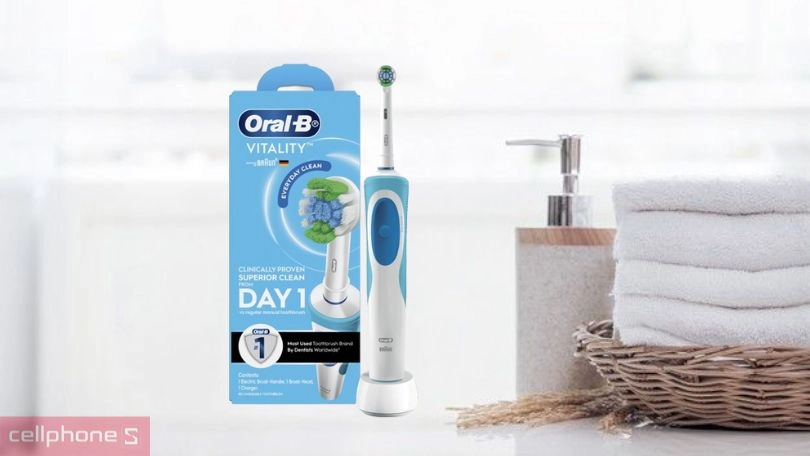 Thiết kế bàn chải điện Oral-B Vitality Everyday Clean D12.513