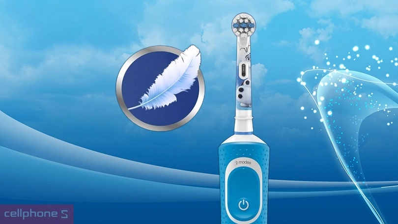 Bàn chải điện trẻ em Oral-B Pro D100 Disney Frozen - Tính năng hiện đại, làm sạch hiệu quả