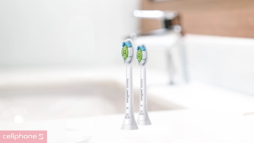 Đầu bàn chải điện Philips W2 HX6062/67 - Làm sạch sâu, loại bỏ vết ố hiệu quả