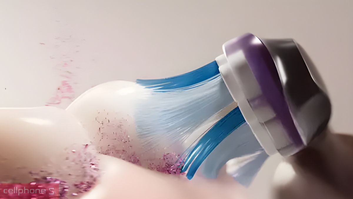 bàn chải điện Philips giúp loại bỏ mảng bám hiệu quả