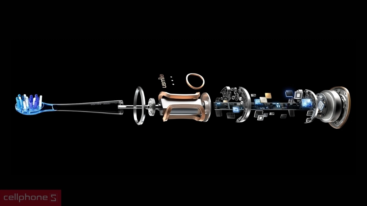 Cấu tạo bàn chải điện Usmile