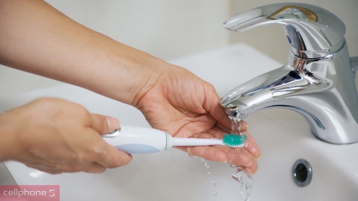 Vệ sinh sau khi chải răng