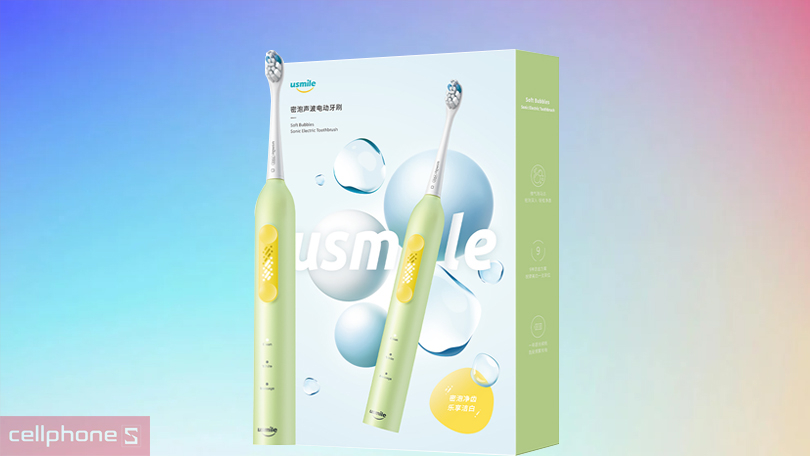 Bàn chải điện Usmile P4 - Hiệu suất làm sạch cao, dung lượng Pin ấn tượng