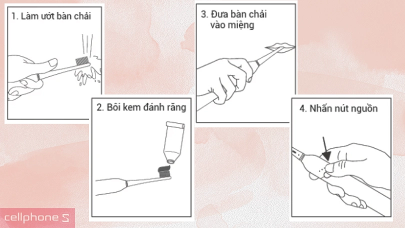 Hướng dẫn sử dụng bàn chải điện Usmile Y1S