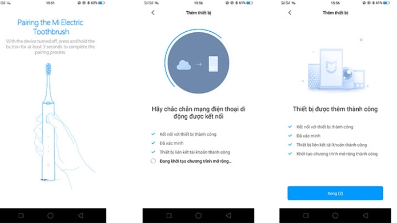Hướng dẫn kết nối bàn chải điện Xiaomi Electric Toothbrush T501 với điện thoại
