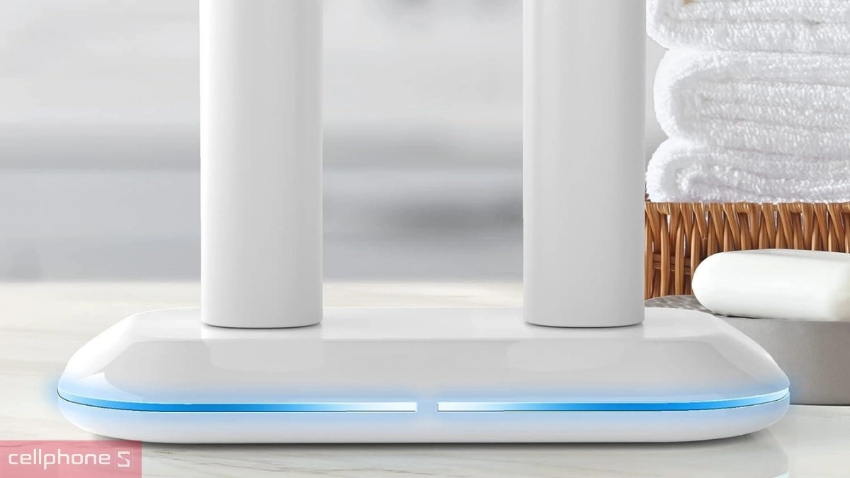 bàn chải điện Xiaomi sử dụng sạc không dây