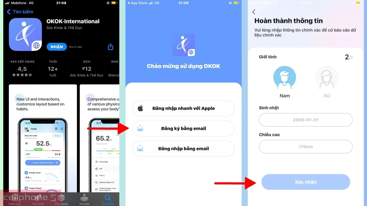 Hướng dẫn sử dụng cân thông minh Gaabor GWS M02A chi tiết