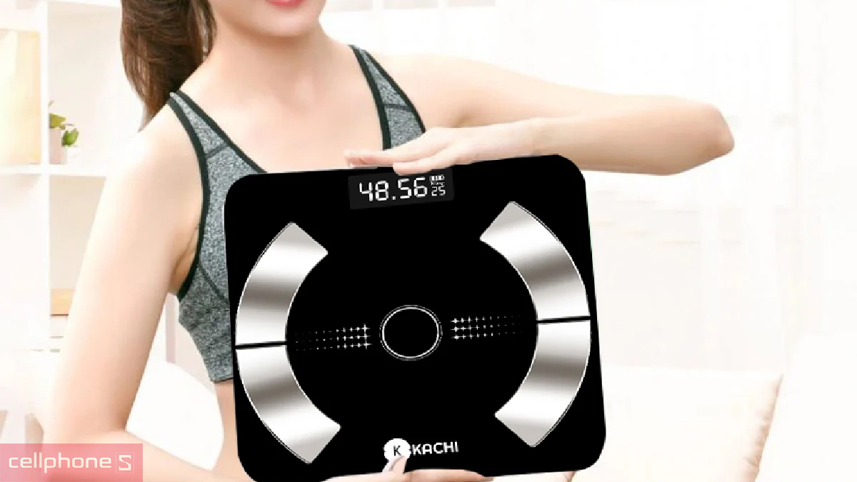 Kachi MK223 kết nối Bluetooth đồng bộ dữ liệu sau mỗi lần cân