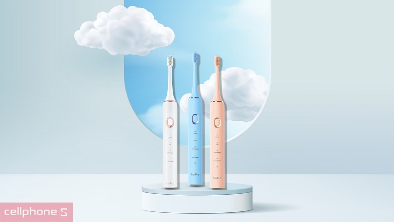 Bàn chải điện Halio công nghệ hiện đại, nổi bật