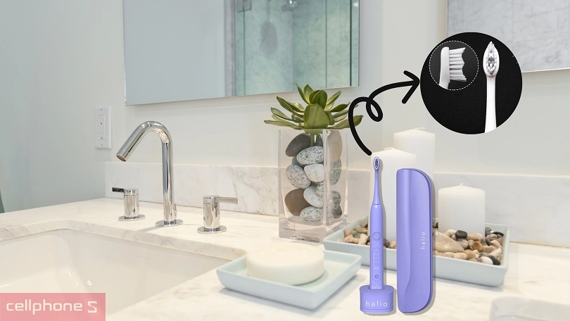 Lông bàn chải mềm mại, êm ái