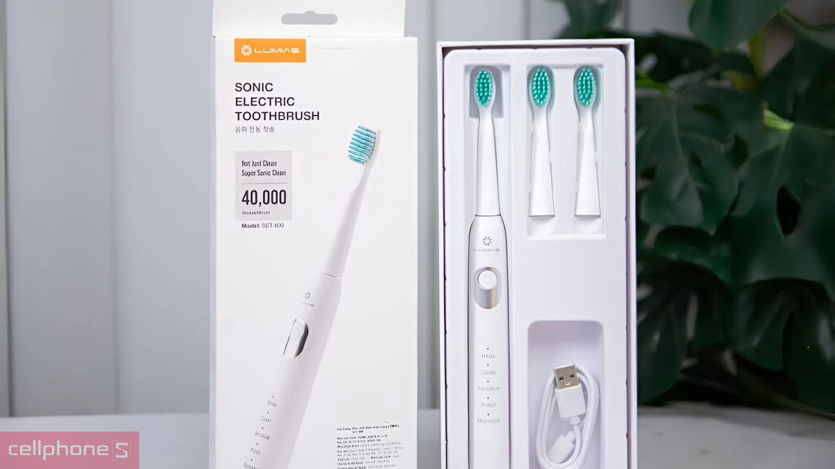 Tốc độ chải của bàn chải điện Lumias SET-800