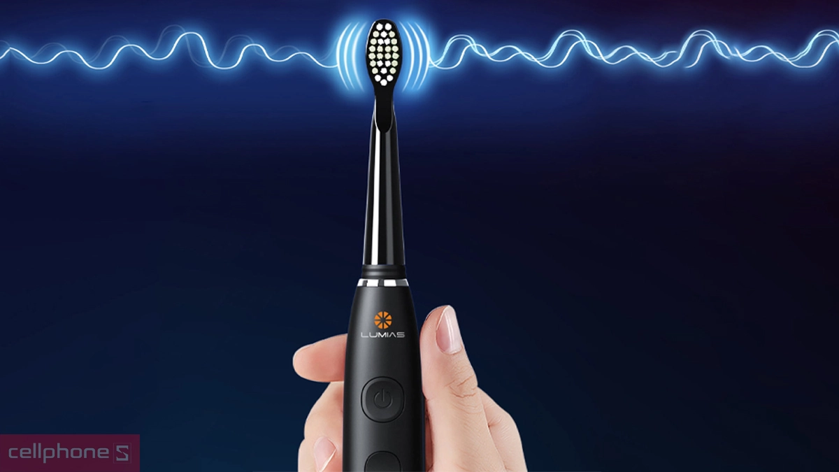 Khả năng vệ sinh rằng miệng sạch sẽ của bàn chải điện Lumias SET-900P
