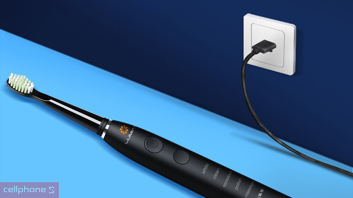 Các chế độ chải và thời lượng pin của bàn chải điện Lumias SET-900P