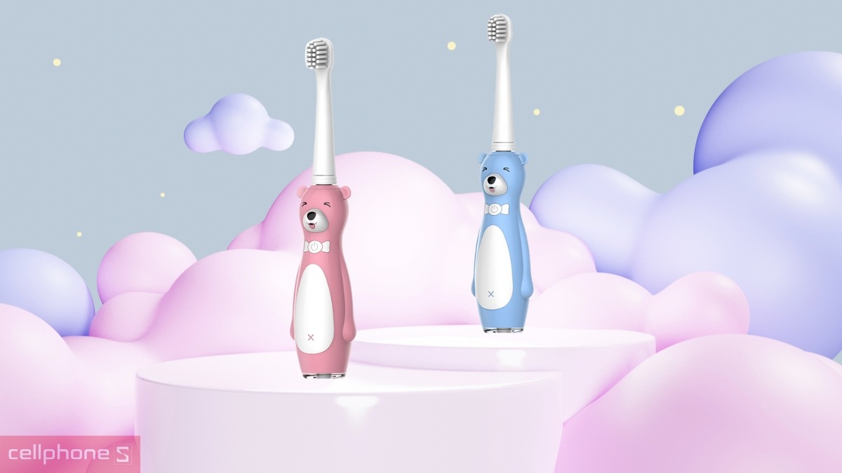 Các tính năng thông minh của bàn chải điện trẻ em Lumias SET-800KB