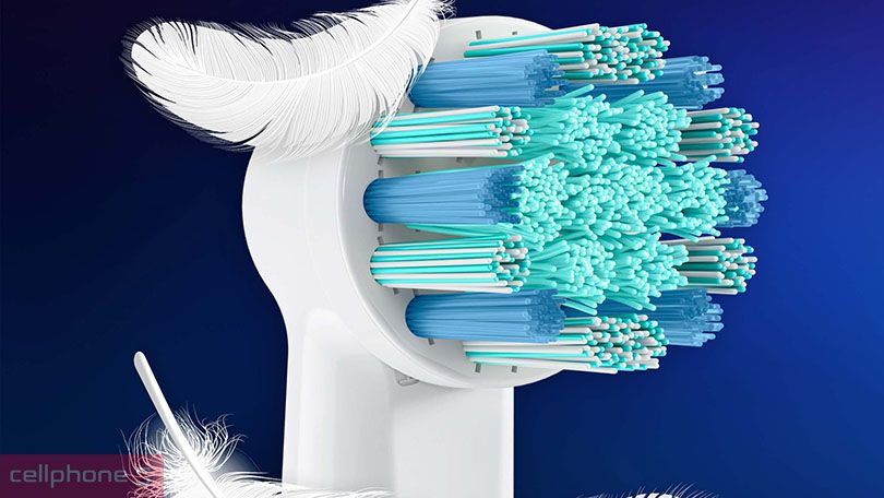 Thiết kế đầu bàn chải Oral-B Kids Frozen EB10S