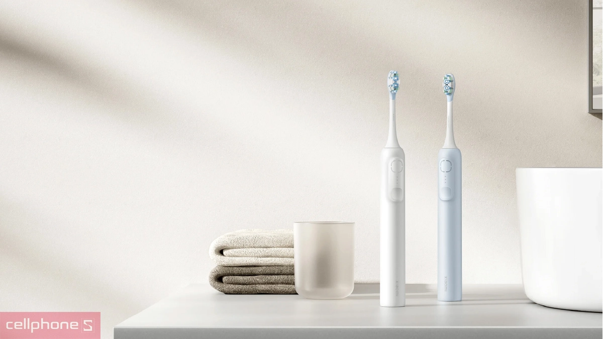 Hiệu năng vận hành ấn tượng của bàn chải điện sóng âm Xiaomi Oscillation Electric Toothbrush BHR9814GL