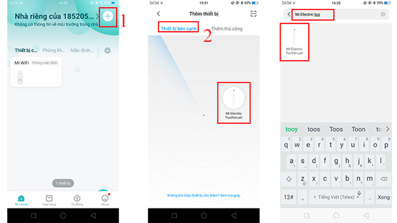 Cách kết nối bàn chải điện Xiaomi với ứng dụng Mihome trên điện thoại