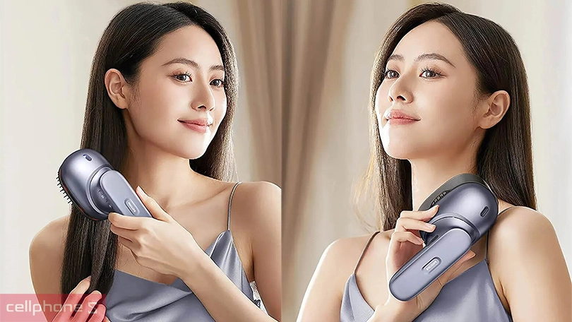 Thiết kế lược điện massage da đầu Philips PPM1511