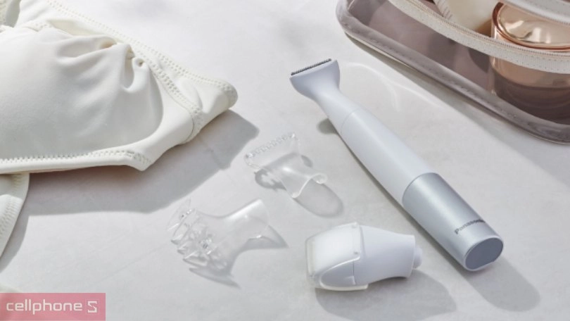 Máy làm sạch lông cho nữ Panasonic ES-WV60 S201 - Nhỏ gọn, chống nước hiệu quả