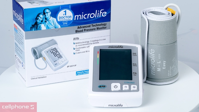 Vì sao nên mua máy đo huyết áp bắp tay Microlife A5 BP 3GC1-5F?