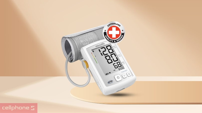 Máy đo huyết áp bắp tay Microlife A5 BP 3GC1-5F đo chính xác, lưu kết quả 99 lần